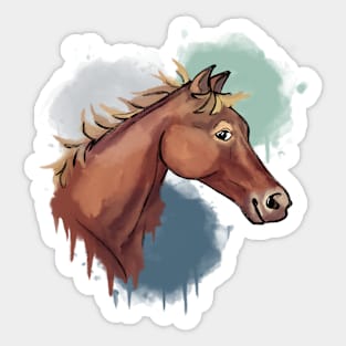 Abstract horse Sticker